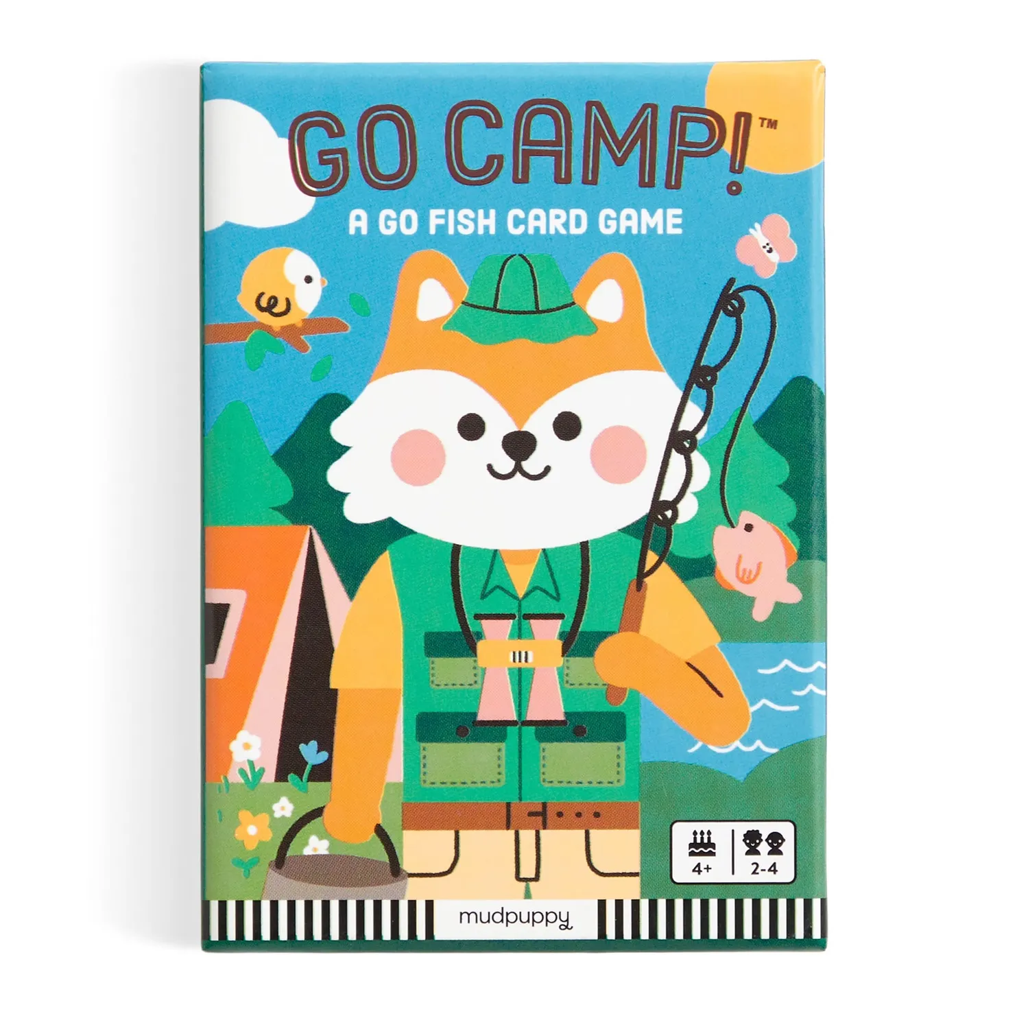 Mudpuppy Go Camp joc carti tabara perechi