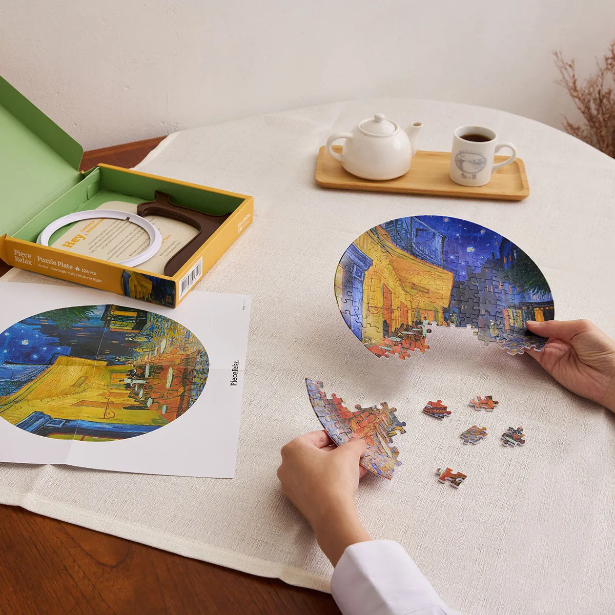 PieceRelax Puzzle Plate PL1004 puzzle farfurie Van Gogh