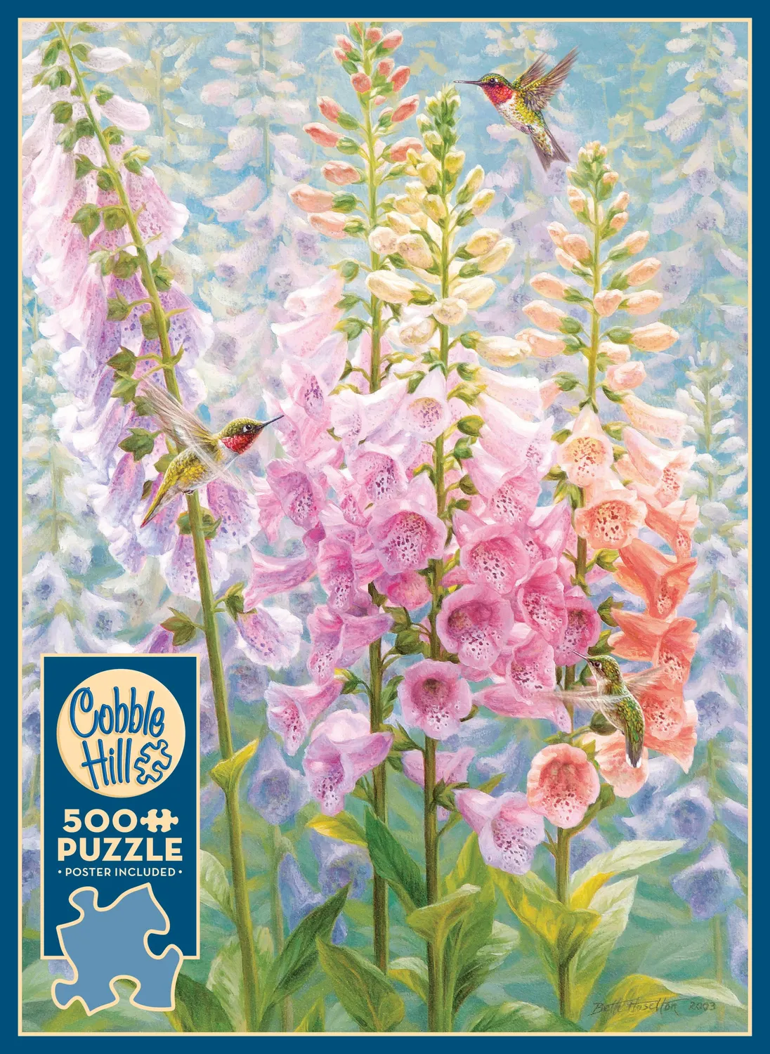 Cobble Hill Summer Rainbow 45116 puzzle 500 piese curcubeu